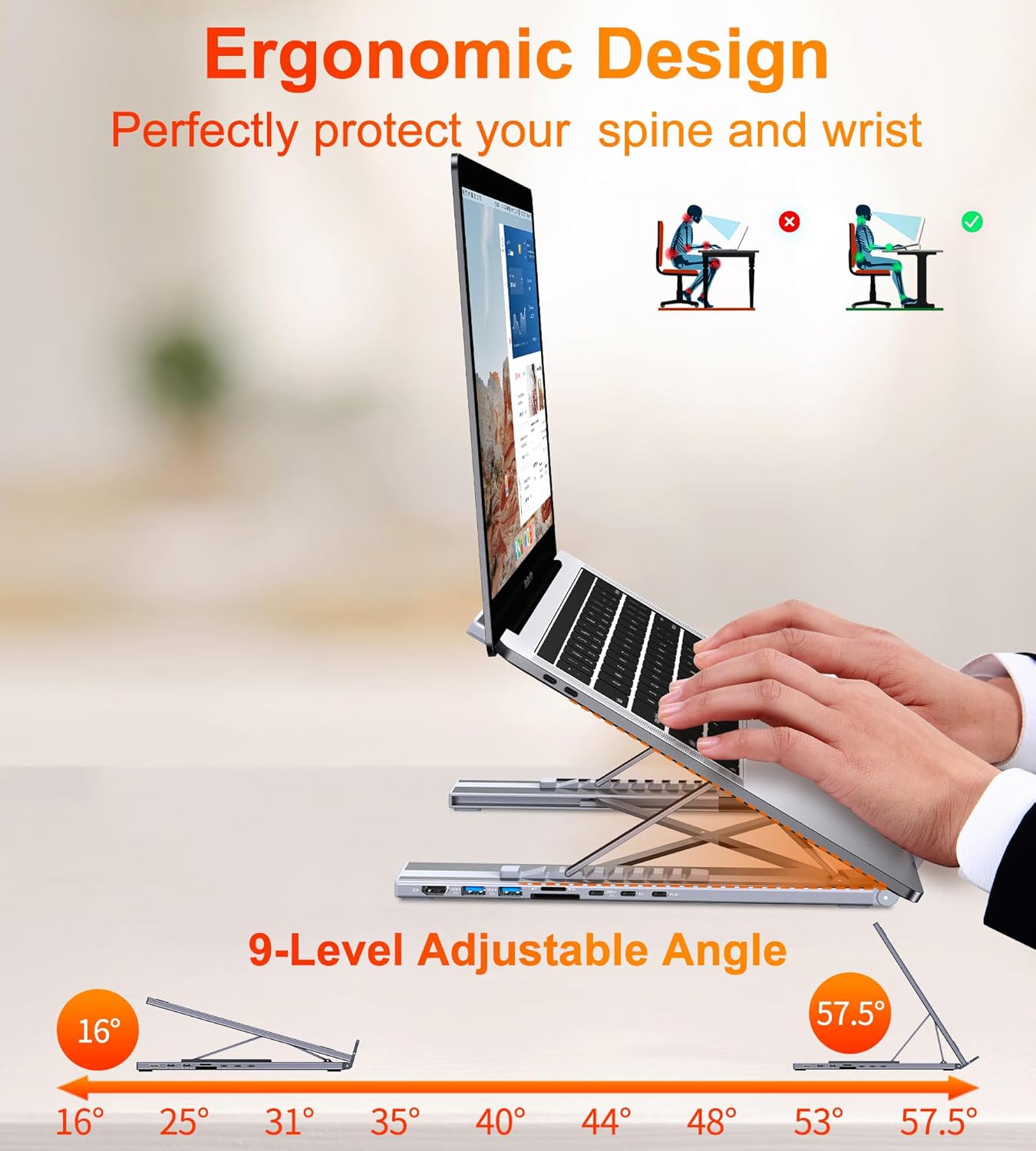 Laptop Docking Station Stand