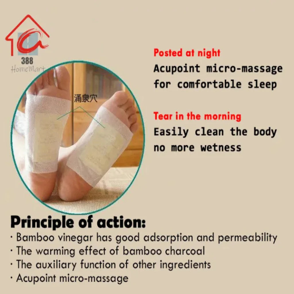 100% Herbal &amp; Gentle ™ Ingredient Detox Foot Pads (BUY 1 GET 1 FREE )