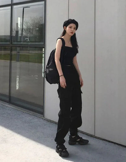 ADJUSTABLE STRAIGHT FIT CARGO PANTS