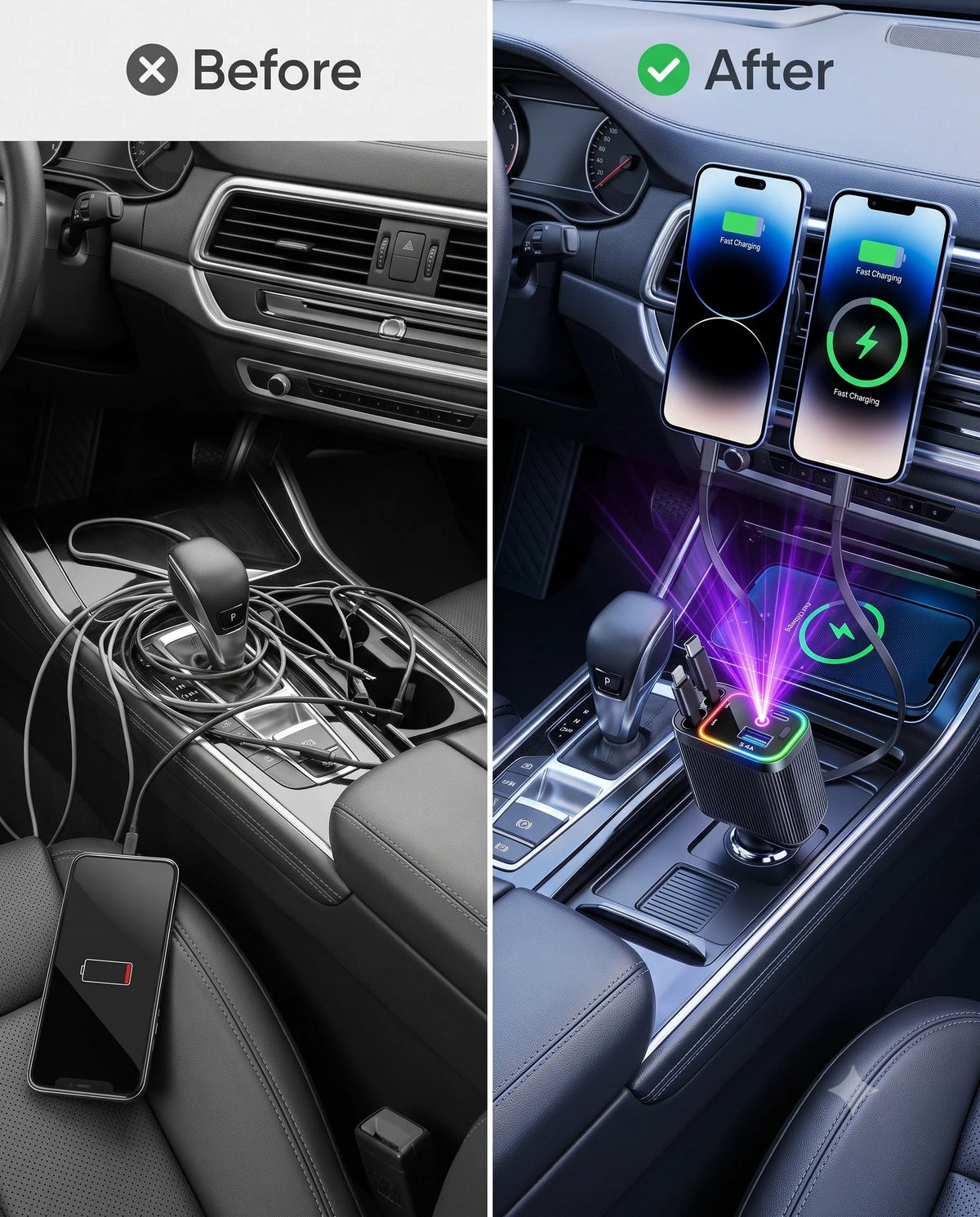4-in-1 Car Charger — Limited Offer!