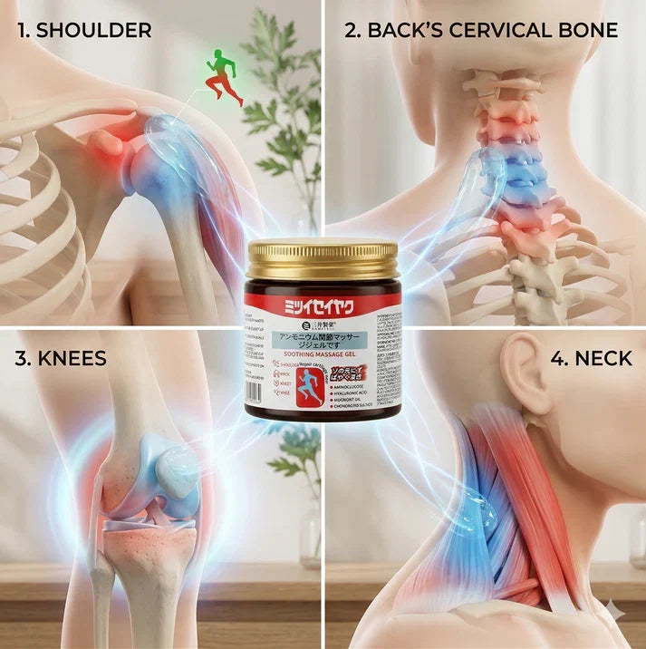 Japanese Instant Pain Relief Soothing Massage Gel ( BUY 1 GET 2 FREE ) 🔥