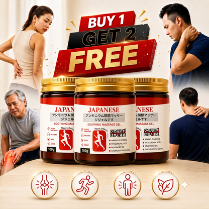 Japanese Instant Pain Relief Soothing Massage Gel ( BUY 1 GET 2 FREE ) 🔥