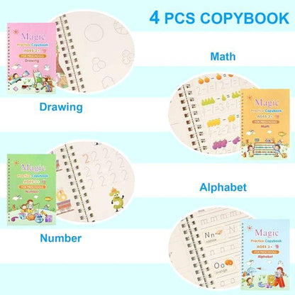 Magic Book Buy 1 set & Get 1 set FREE!!! + FREE Learning 2000+ pages downloadable PDF worksheet for kids